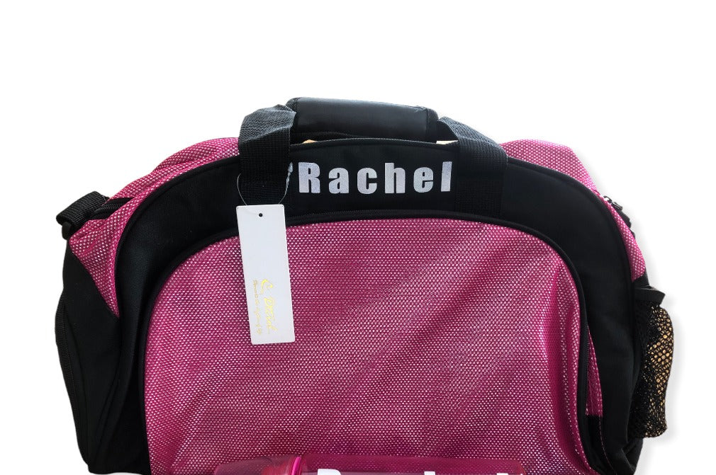 Personalised Dance Bag Pink