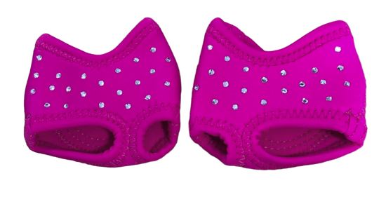 Diamonte Foot Thongs Pink