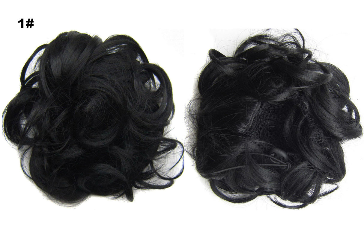 Pro Curly Bun Hair Black