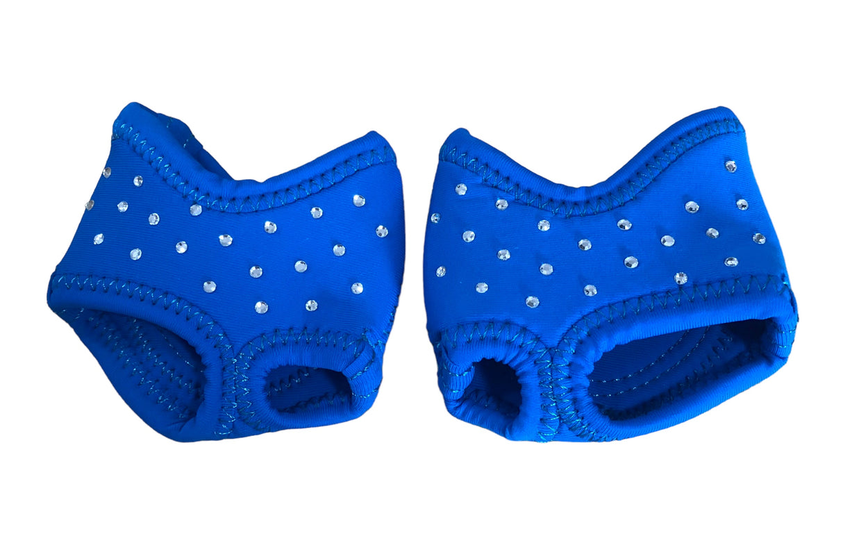 Diamonte Foot Thongs Purple