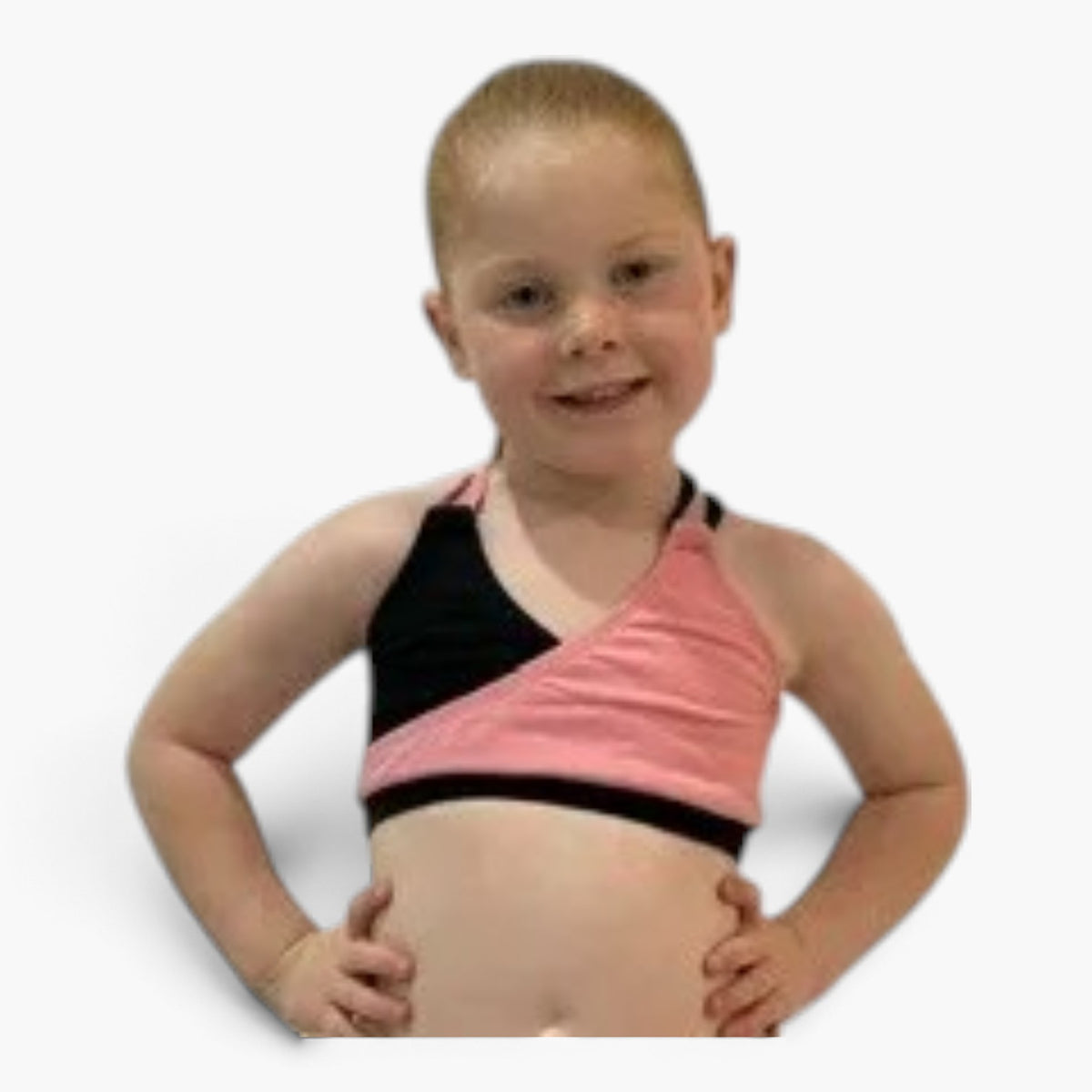 Mini Attutude Vibe crop Apricot